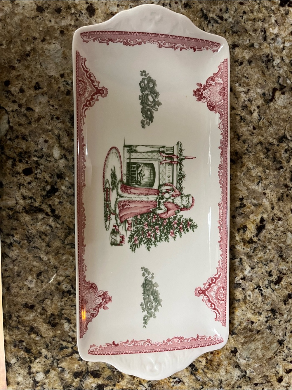 Johnson Brothers Christmas platter